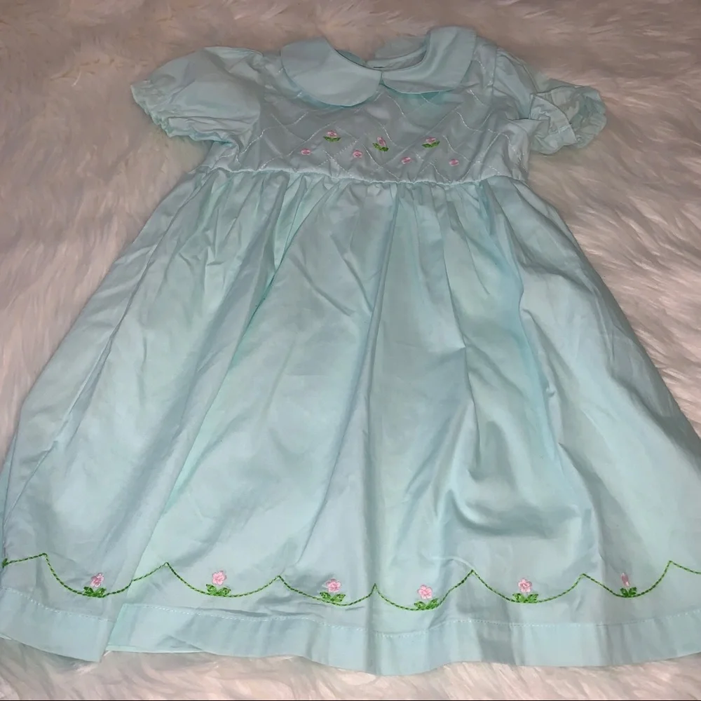 Lil cactus dress with flowers - 5Y